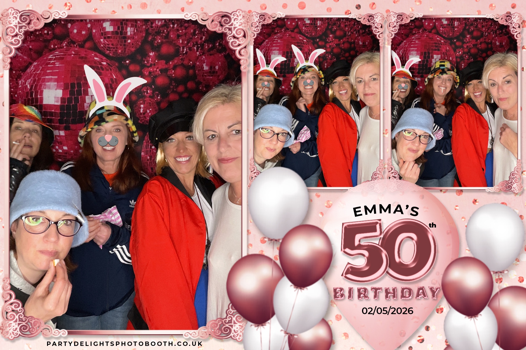 Emma's 50th birthday | View more photos from the event at gallery.partydelightsphotobooth.co.uk/u/PartyDelightsPhotoBooth/Emmas-50th-birthday