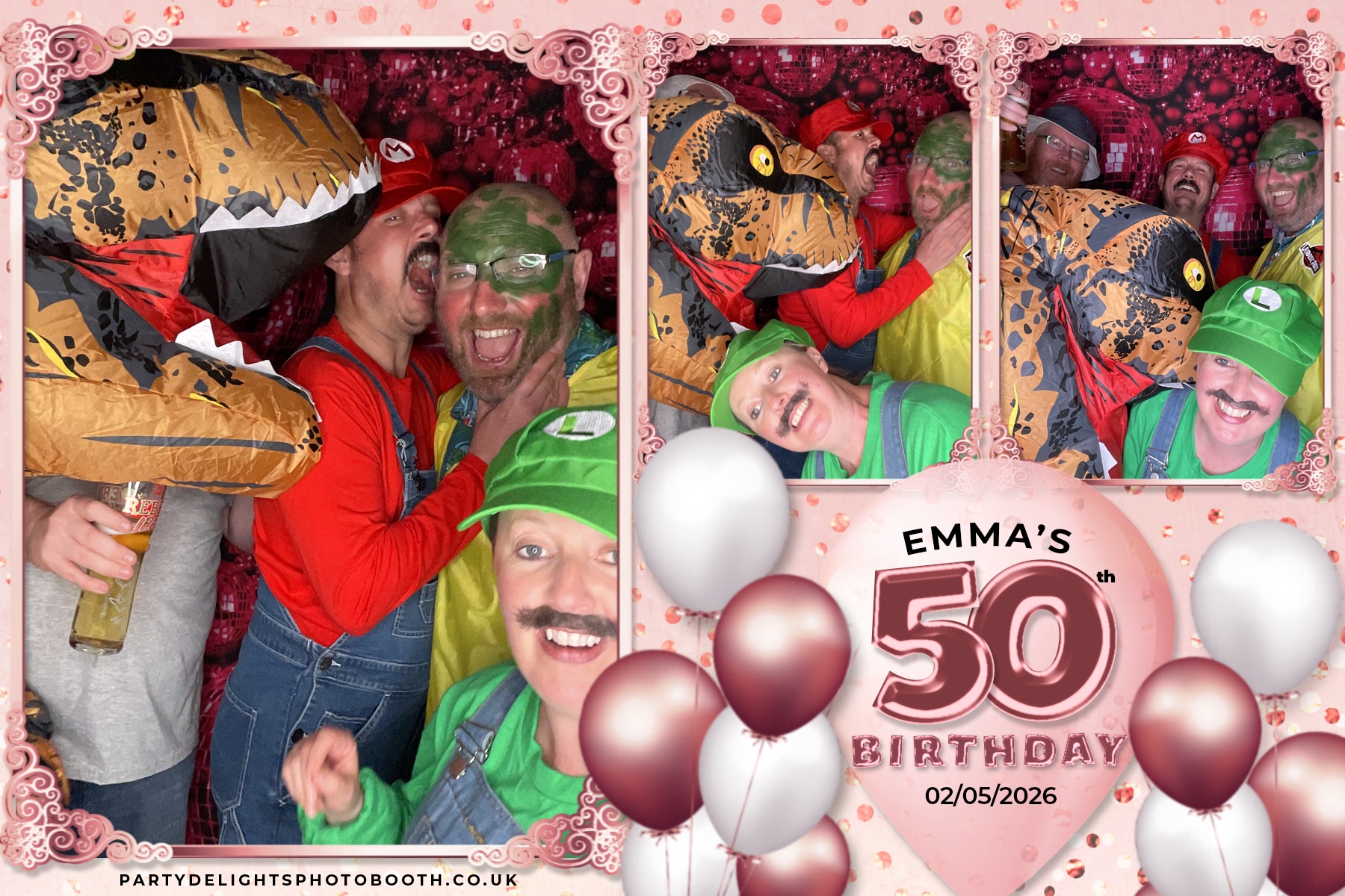 Emma's 50th birthday | View more photos from the event at gallery.partydelightsphotobooth.co.uk/u/PartyDelightsPhotoBooth/Emmas-50th-birthday