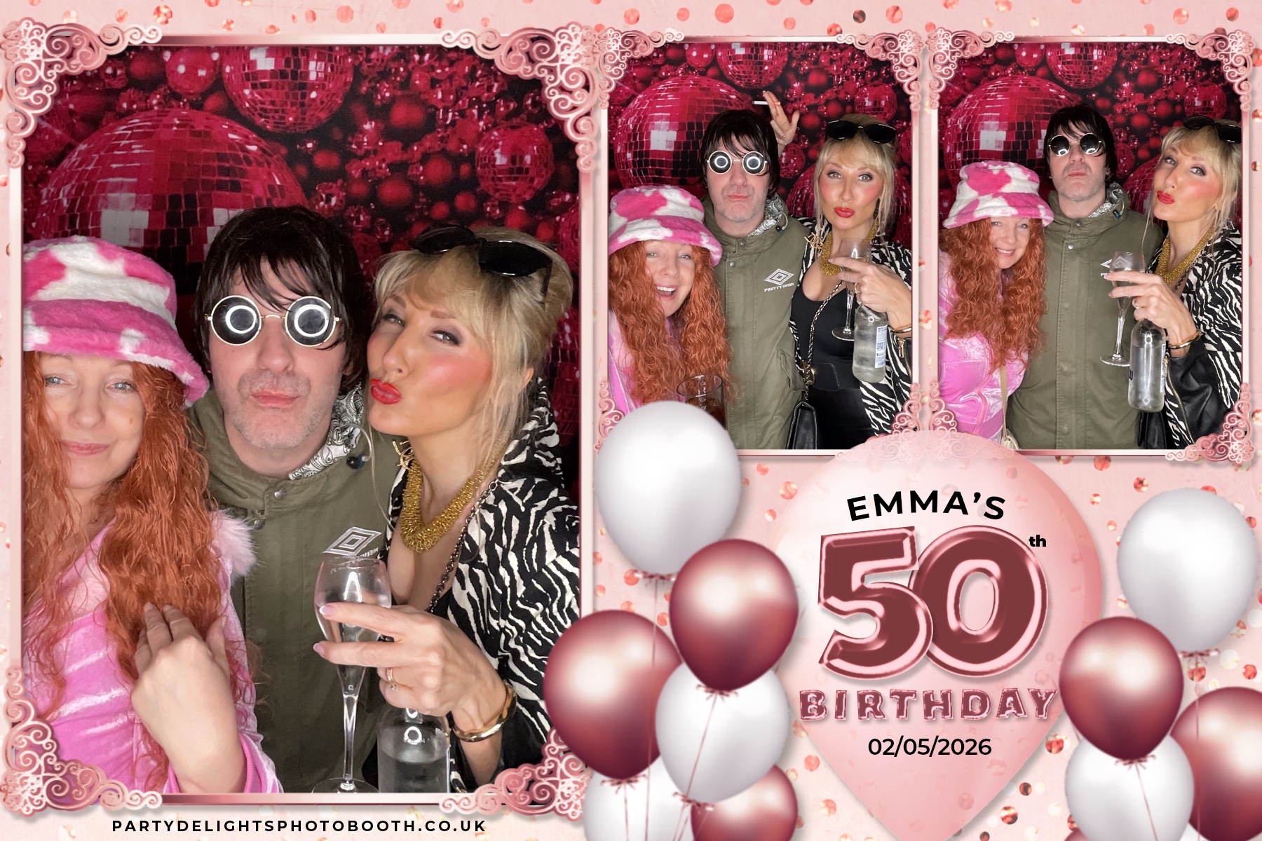 Emma's 50th birthday | View more photos from the event at gallery.partydelightsphotobooth.co.uk/u/PartyDelightsPhotoBooth/Emmas-50th-birthday