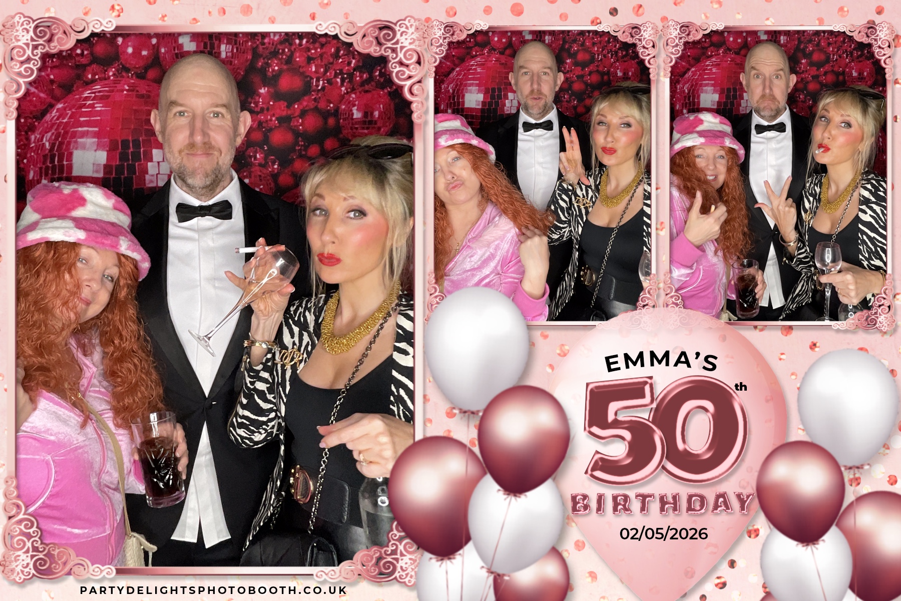Emma's 50th birthday | View more photos from the event at gallery.partydelightsphotobooth.co.uk/u/PartyDelightsPhotoBooth/Emmas-50th-birthday