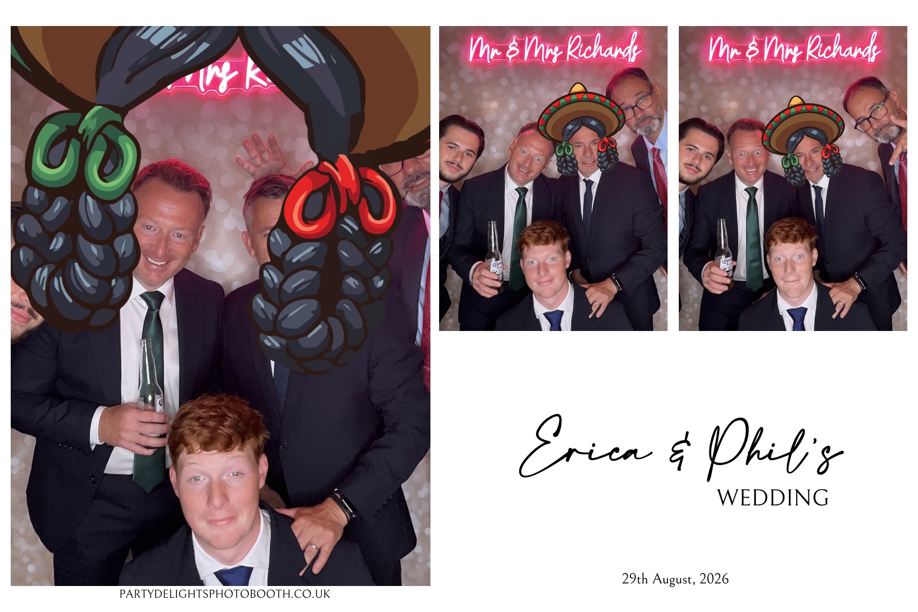 Erica & Phil’s Wedding | View more photos from the event at gallery.partydelightsphotobooth.co.uk/u/PartyDelightsPhotoBooth/Erica-Phil’s-Wedding