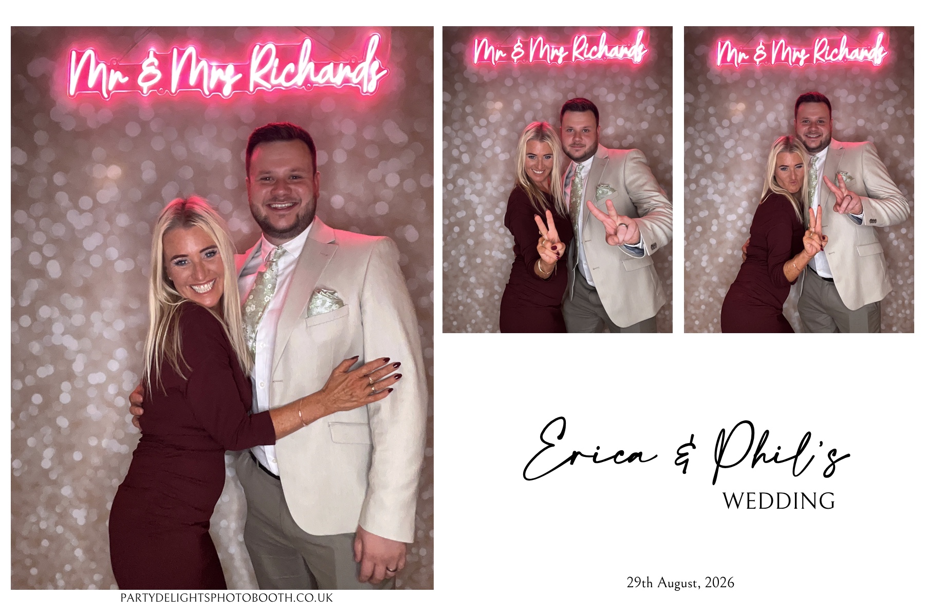 Erica & Phil’s Wedding | View more photos from the event at gallery.partydelightsphotobooth.co.uk/u/PartyDelightsPhotoBooth/Erica-Phil’s-Wedding