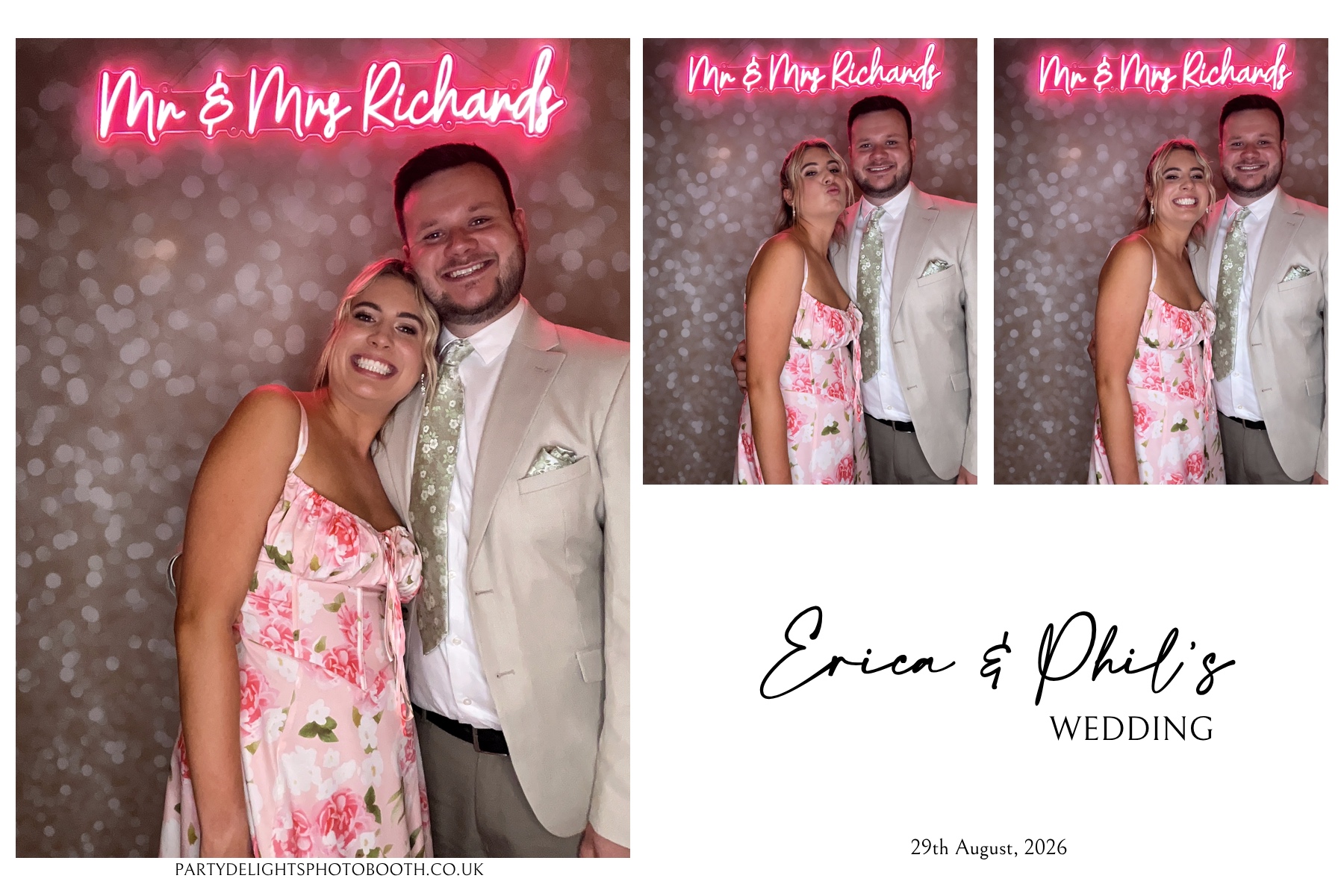 Erica & Phil’s Wedding | View more photos from the event at gallery.partydelightsphotobooth.co.uk/u/PartyDelightsPhotoBooth/Erica-Phil’s-Wedding