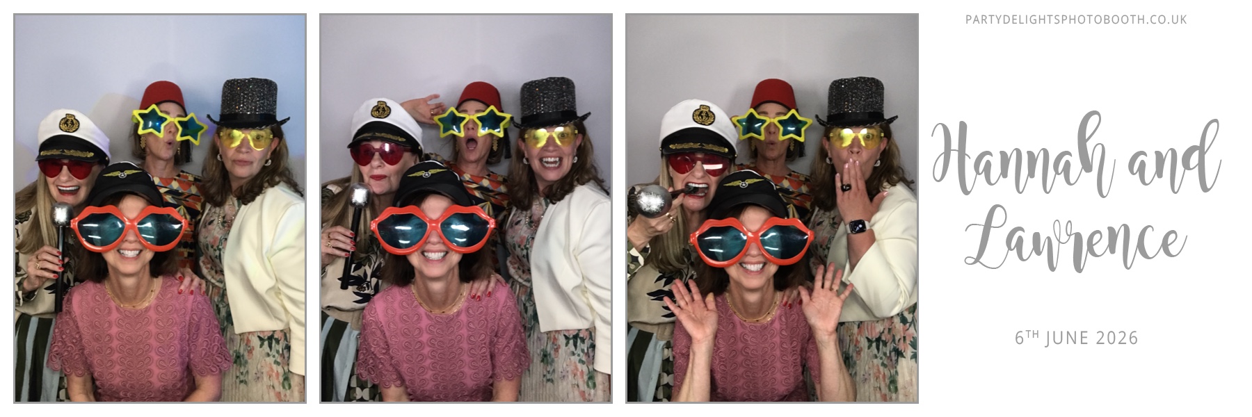 Hannah and Lawrence's Wedding | View more photos from the event at gallery.partydelightsphotobooth.co.uk/u/PartyDelightsPhotoBooth/Hannah-and-Lawrences-Wedding