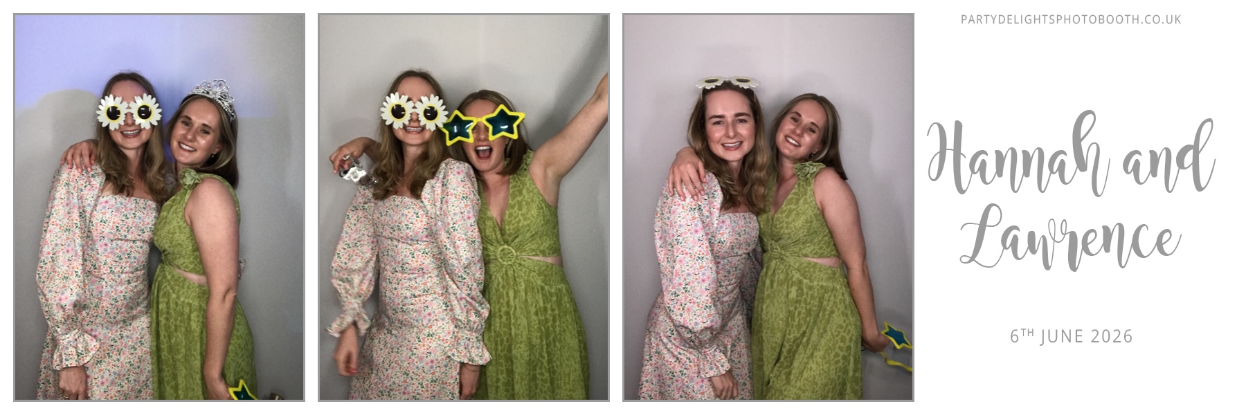 Hannah and Lawrence's Wedding | View more photos from the event at gallery.partydelightsphotobooth.co.uk/u/PartyDelightsPhotoBooth/Hannah-and-Lawrences-Wedding