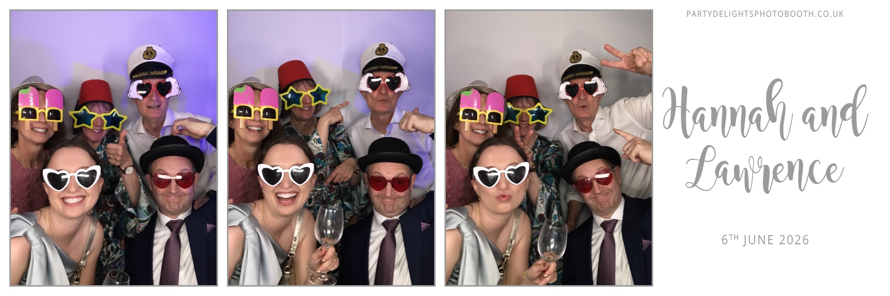 Hannah and Lawrence's Wedding | View more photos from the event at gallery.partydelightsphotobooth.co.uk/u/PartyDelightsPhotoBooth/Hannah-and-Lawrences-Wedding