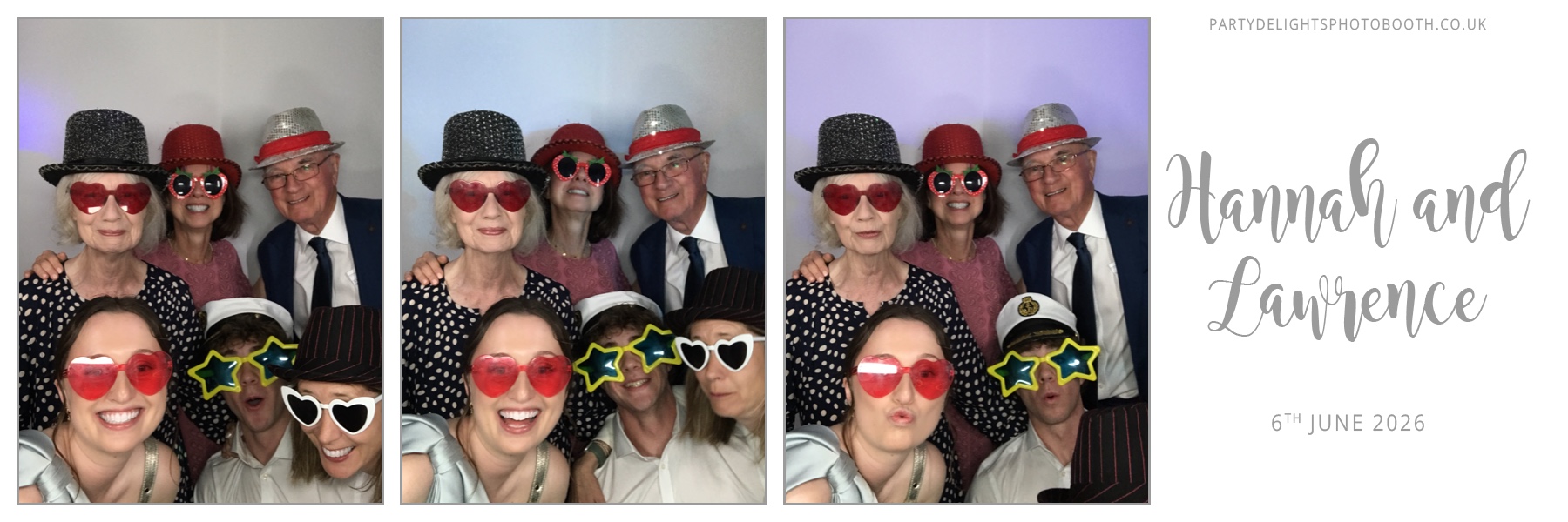 Hannah and Lawrence's Wedding | View more photos from the event at gallery.partydelightsphotobooth.co.uk/u/PartyDelightsPhotoBooth/Hannah-and-Lawrences-Wedding