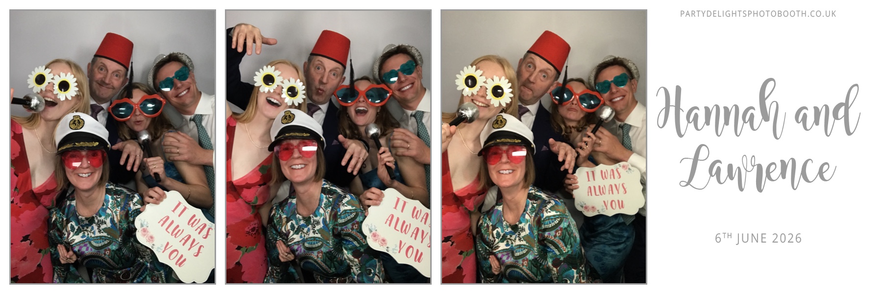 Hannah and Lawrence's Wedding | View more photos from the event at gallery.partydelightsphotobooth.co.uk/u/PartyDelightsPhotoBooth/Hannah-and-Lawrences-Wedding