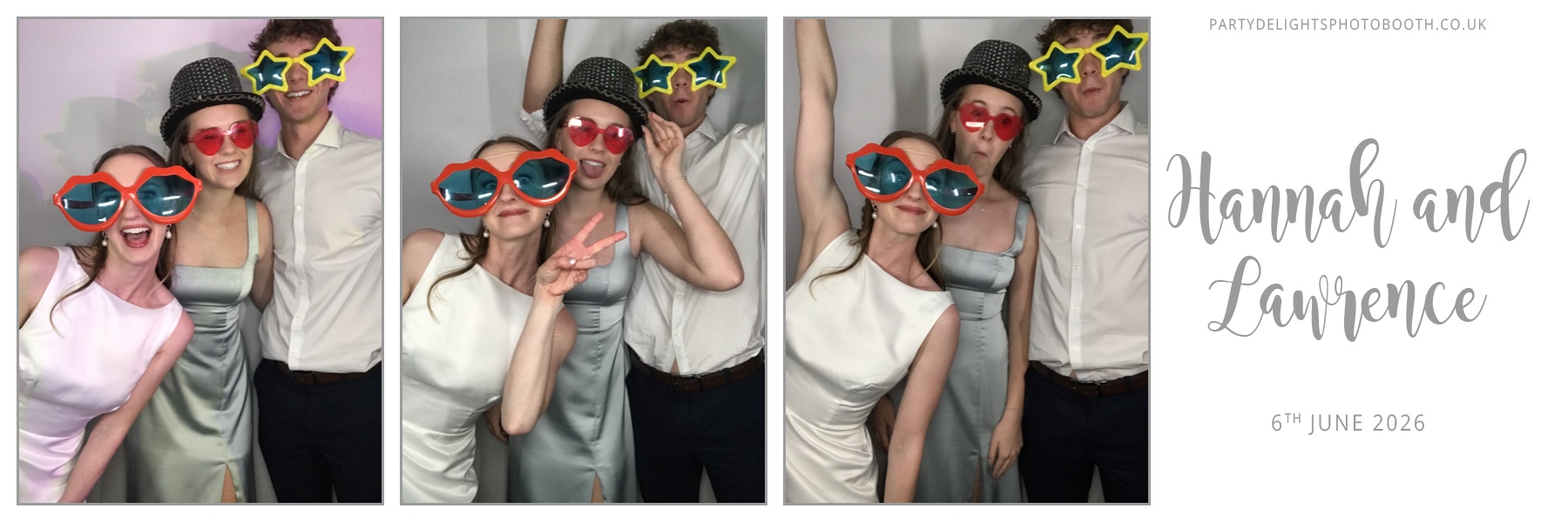 Hannah and Lawrence's Wedding | View more photos from the event at gallery.partydelightsphotobooth.co.uk/u/PartyDelightsPhotoBooth/Hannah-and-Lawrences-Wedding