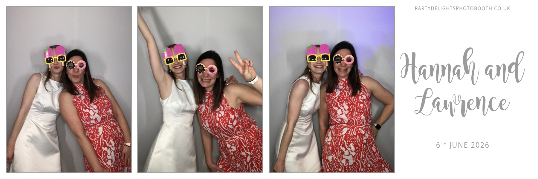 Hannah and Lawrence's Wedding | View more photos from the event at gallery.partydelightsphotobooth.co.uk/u/PartyDelightsPhotoBooth/Hannah-and-Lawrences-Wedding