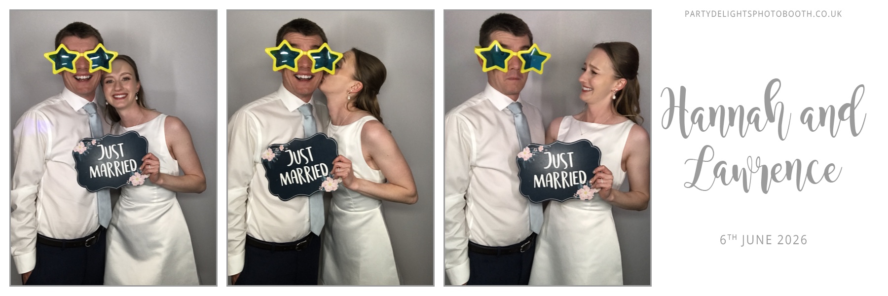 Hannah and Lawrence's Wedding | View more photos from the event at gallery.partydelightsphotobooth.co.uk/u/PartyDelightsPhotoBooth/Hannah-and-Lawrences-Wedding