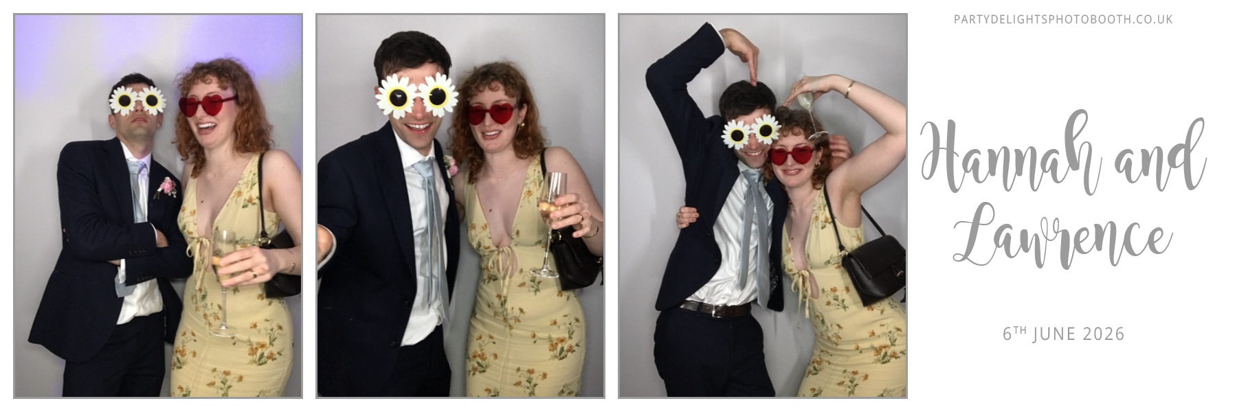 Hannah and Lawrence's Wedding | View more photos from the event at gallery.partydelightsphotobooth.co.uk/u/PartyDelightsPhotoBooth/Hannah-and-Lawrences-Wedding