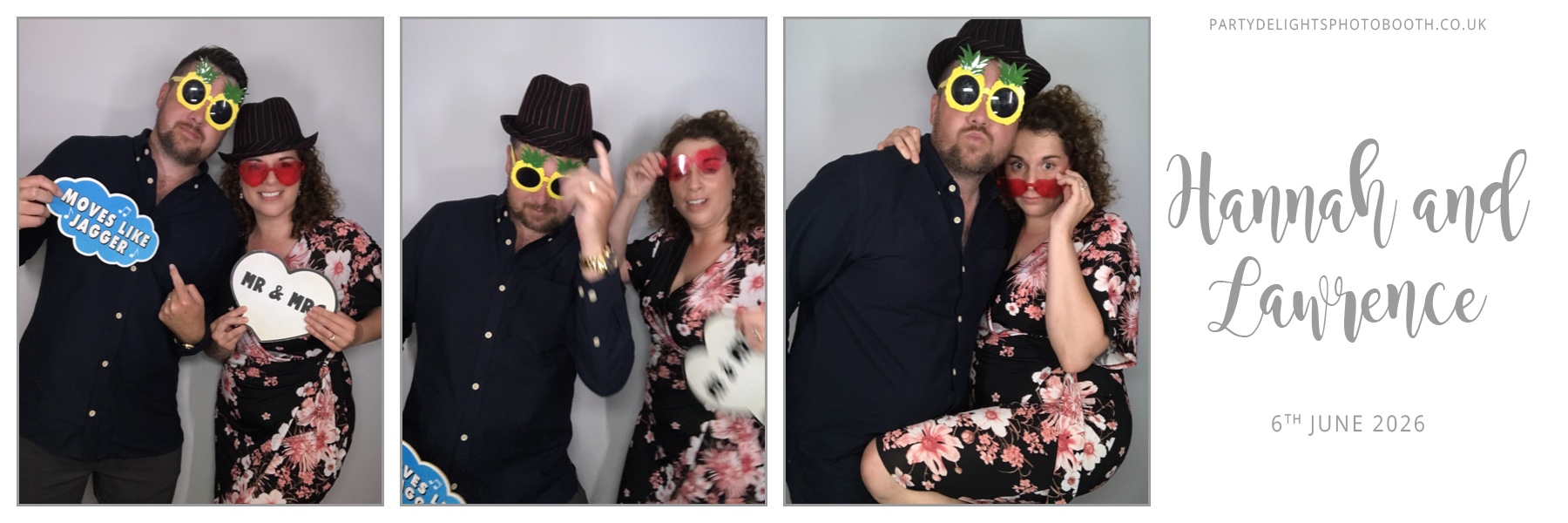 Hannah and Lawrence's Wedding | View more photos from the event at gallery.partydelightsphotobooth.co.uk/u/PartyDelightsPhotoBooth/Hannah-and-Lawrences-Wedding