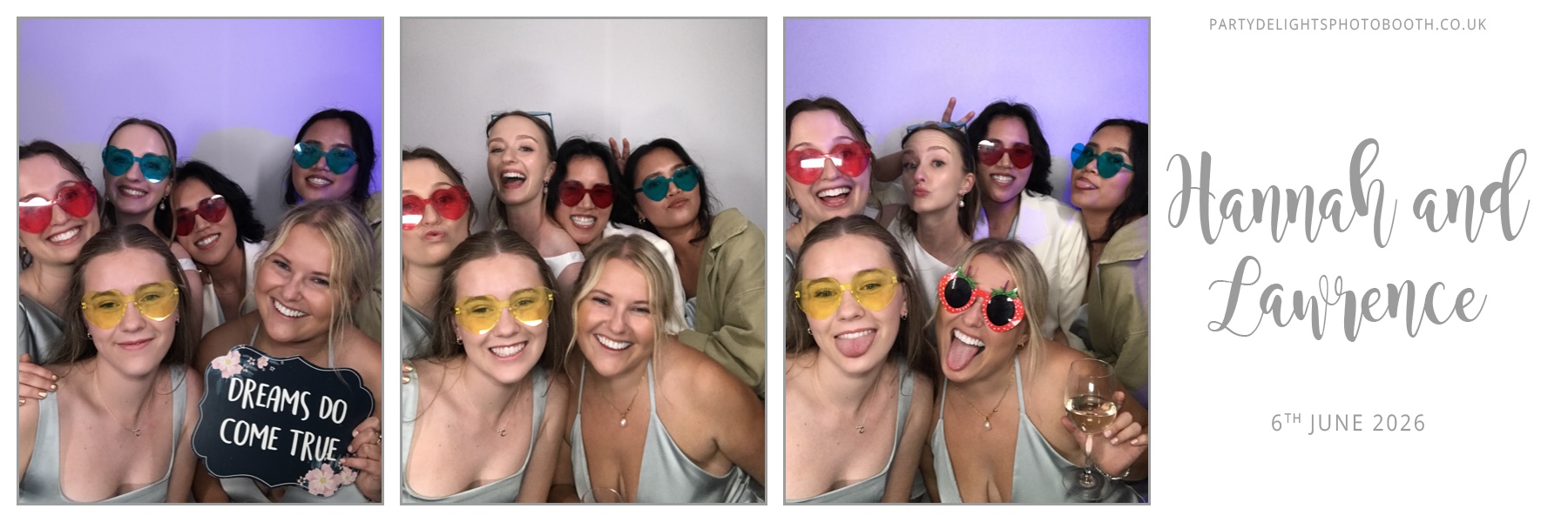 Hannah and Lawrence's Wedding | View more photos from the event at gallery.partydelightsphotobooth.co.uk/u/PartyDelightsPhotoBooth/Hannah-and-Lawrences-Wedding