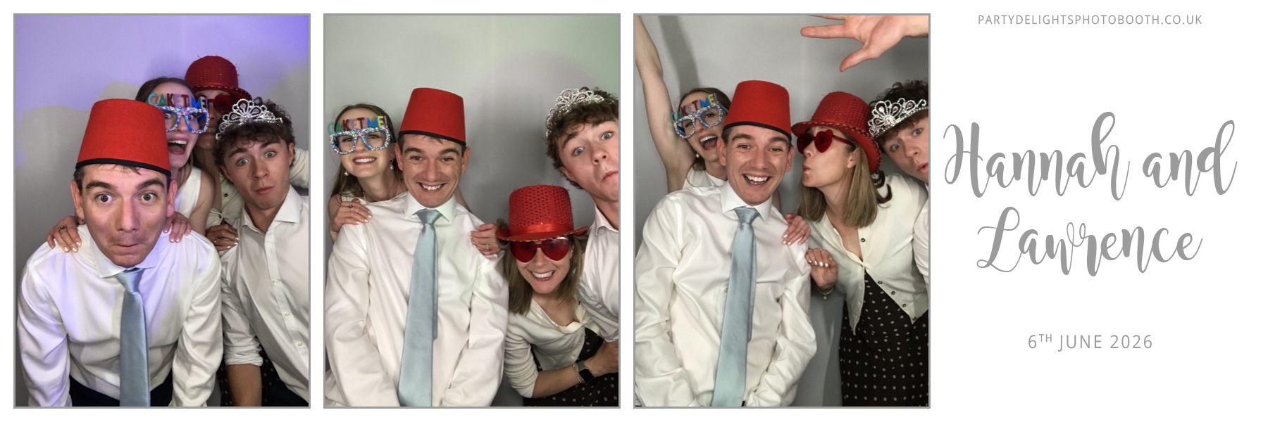 Hannah and Lawrence's Wedding | View more photos from the event at gallery.partydelightsphotobooth.co.uk/u/PartyDelightsPhotoBooth/Hannah-and-Lawrences-Wedding