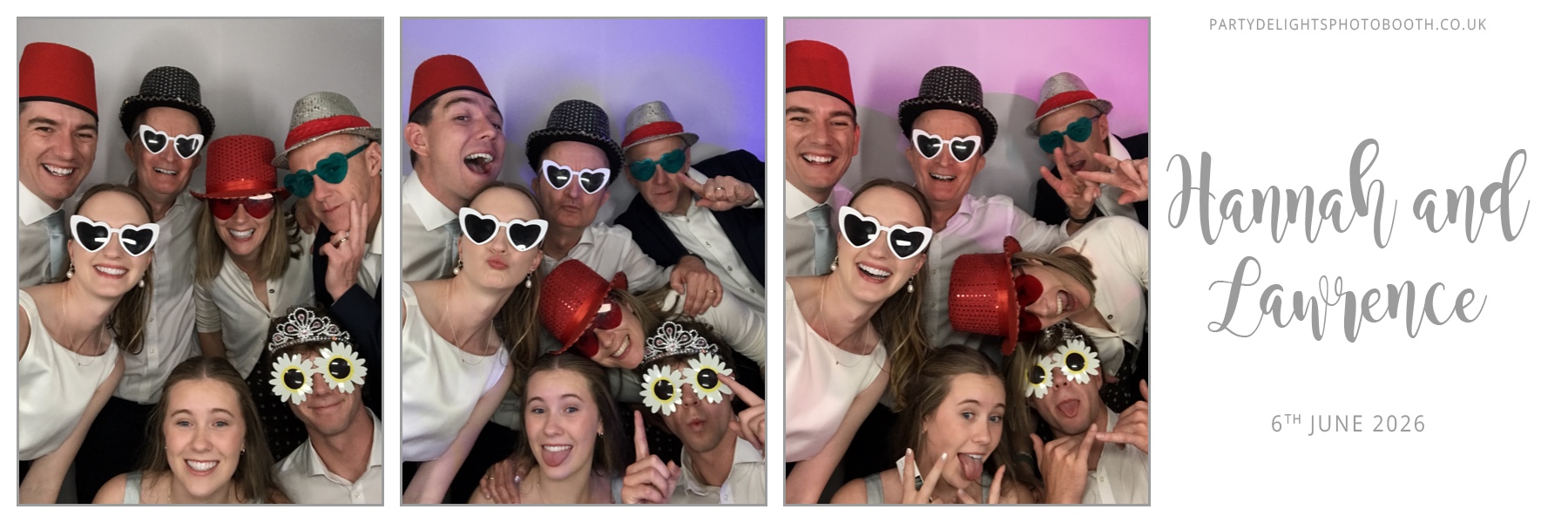 Hannah and Lawrence's Wedding | View more photos from the event at gallery.partydelightsphotobooth.co.uk/u/PartyDelightsPhotoBooth/Hannah-and-Lawrences-Wedding