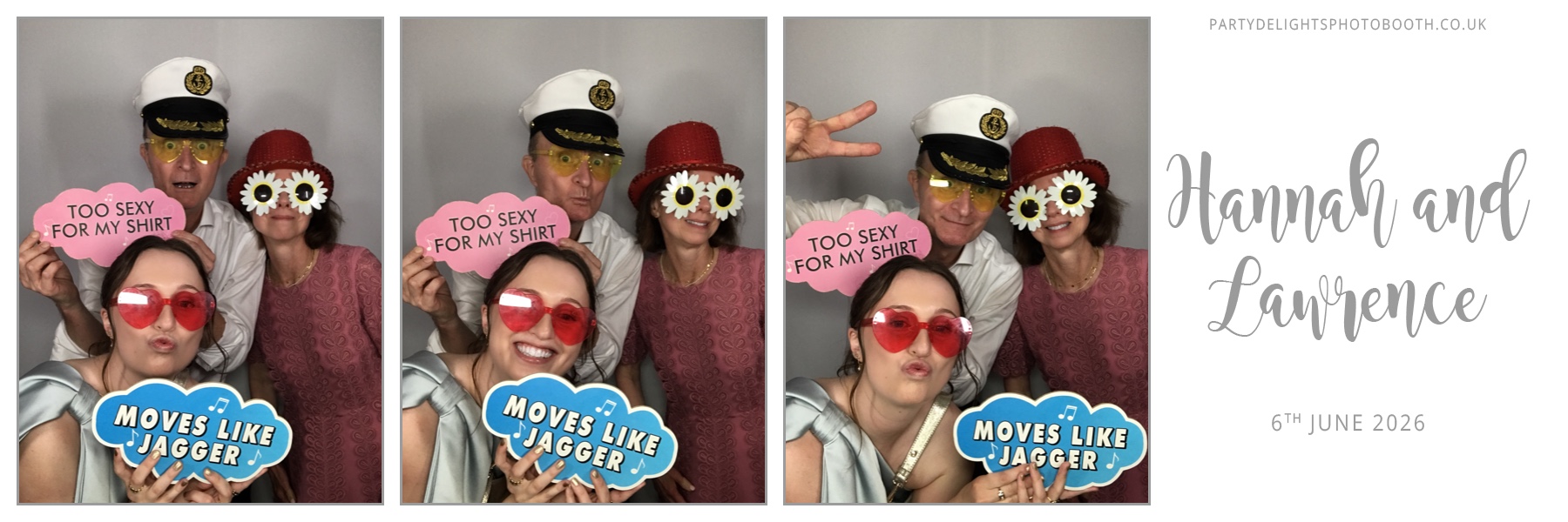 Hannah and Lawrence's Wedding | View more photos from the event at gallery.partydelightsphotobooth.co.uk/u/PartyDelightsPhotoBooth/Hannah-and-Lawrences-Wedding