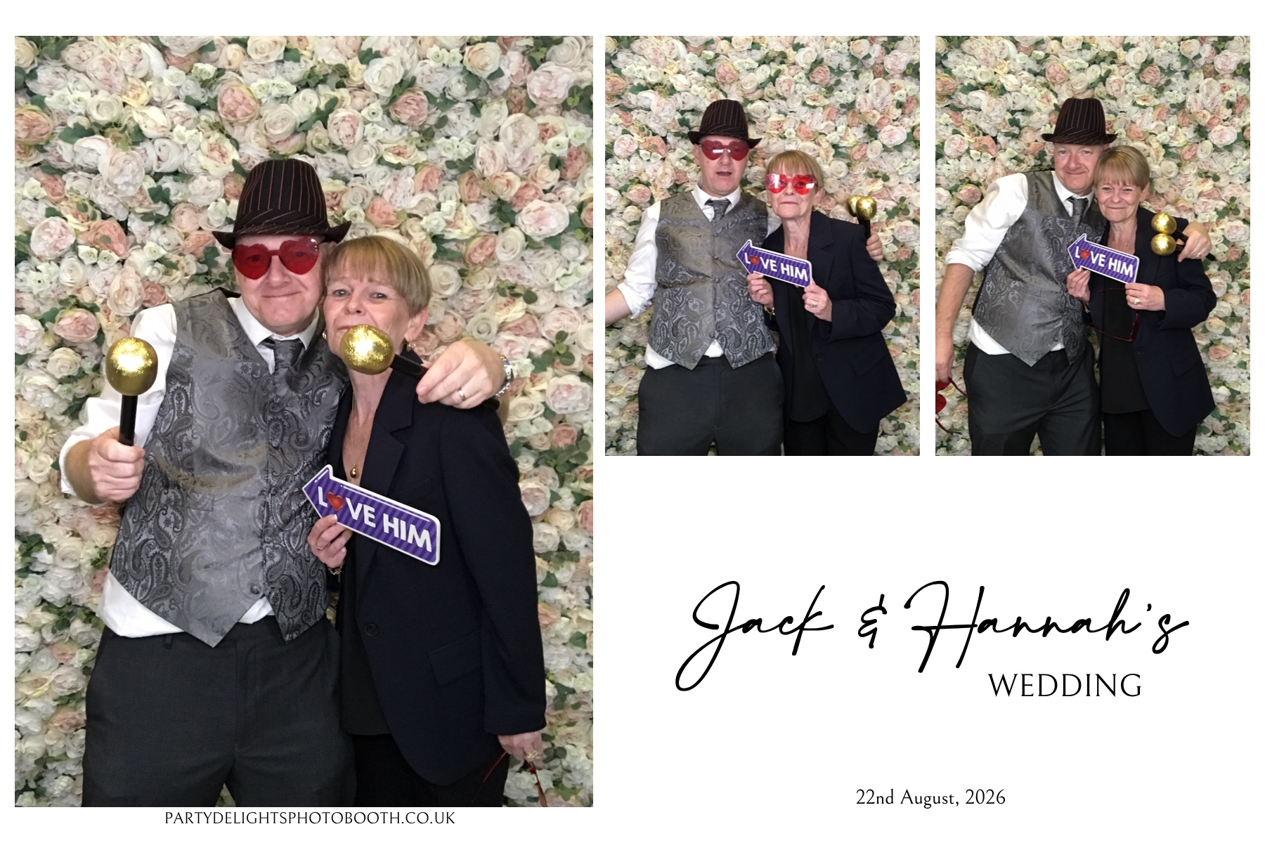 Jack & Hannah’s wedding | View more photos from the event at gallery.partydelightsphotobooth.co.uk/u/PartyDelightsPhotoBooth/Jack-Hannah’s-wedding
