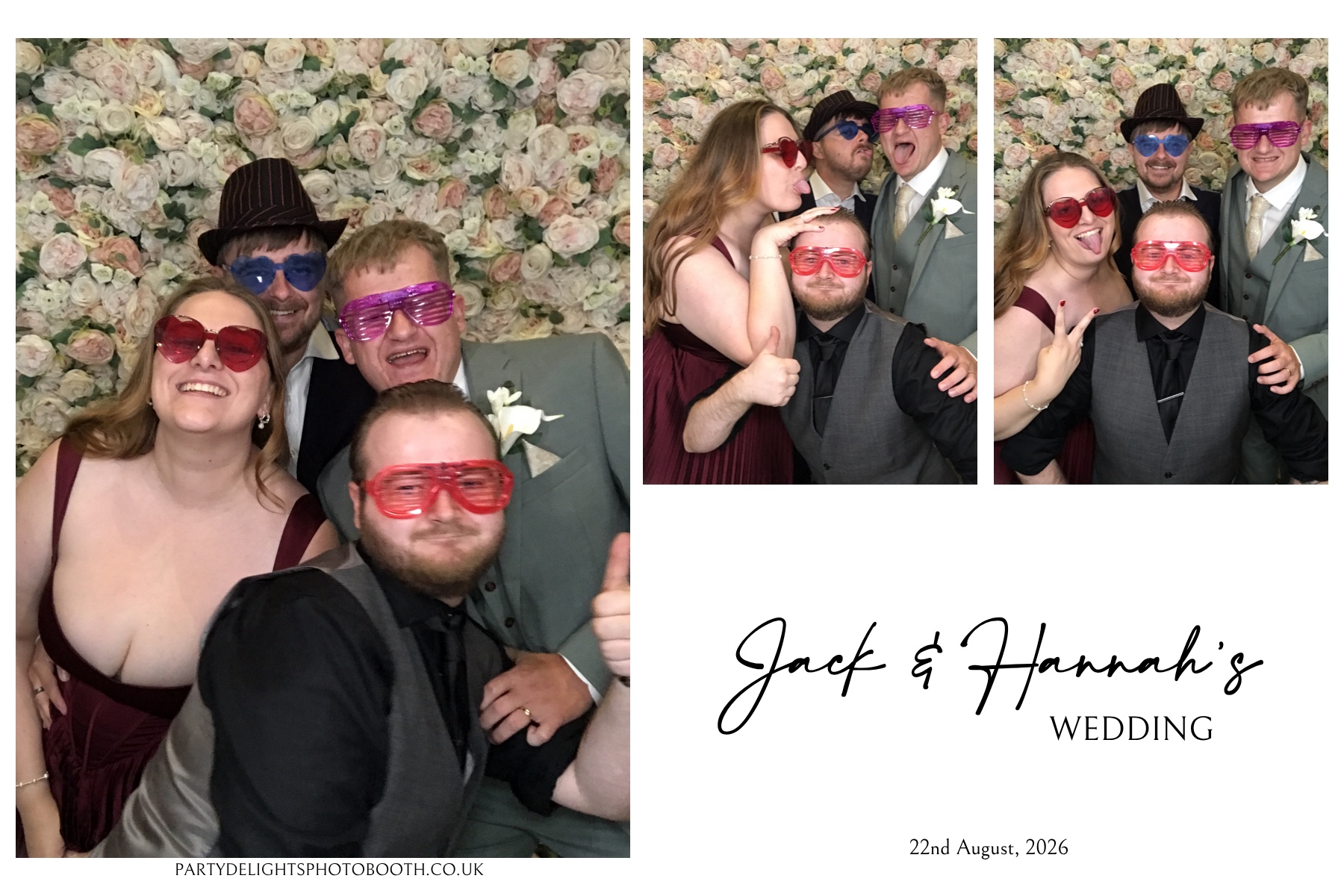 Jack & Hannah’s wedding | View more photos from the event at gallery.partydelightsphotobooth.co.uk/u/PartyDelightsPhotoBooth/Jack-Hannah’s-wedding