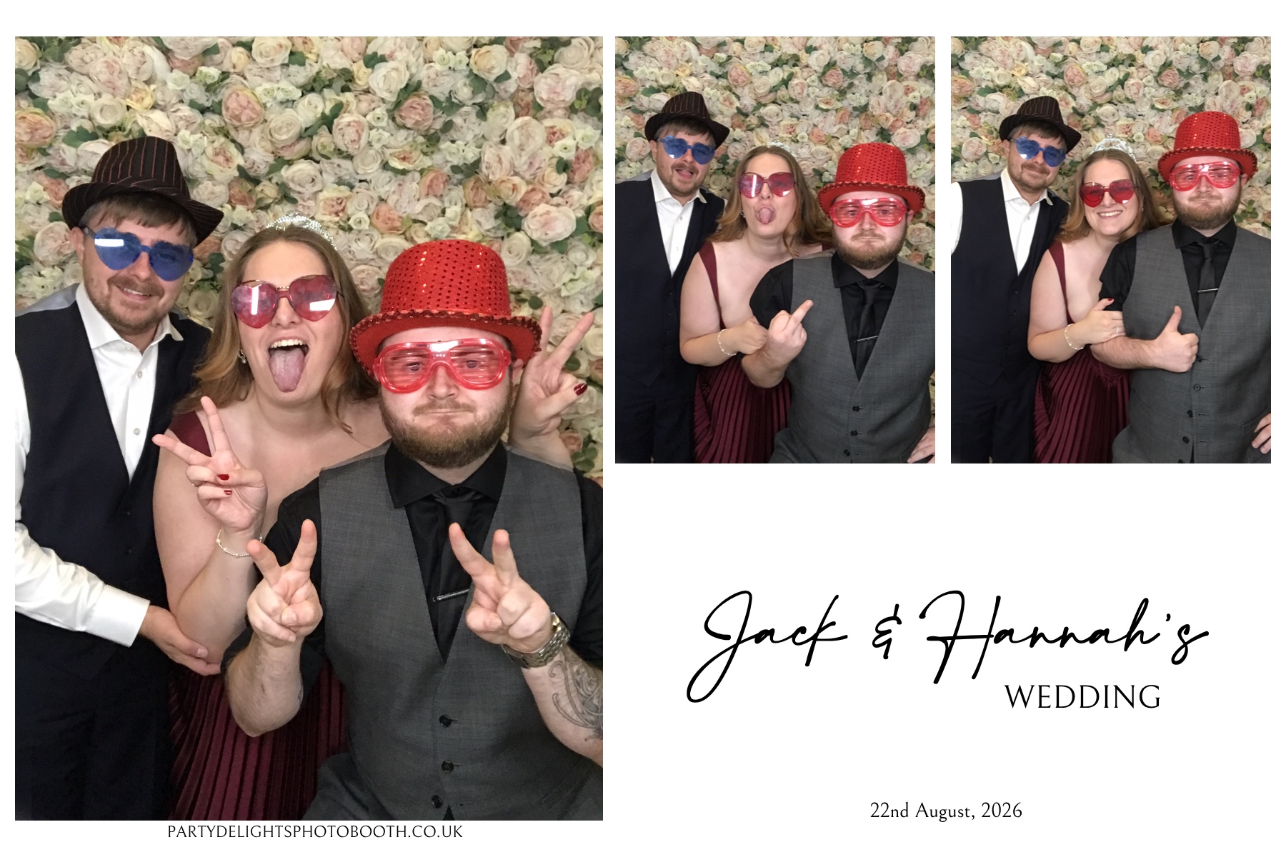 Jack & Hannah’s wedding | View more photos from the event at gallery.partydelightsphotobooth.co.uk/u/PartyDelightsPhotoBooth/Jack-Hannah’s-wedding