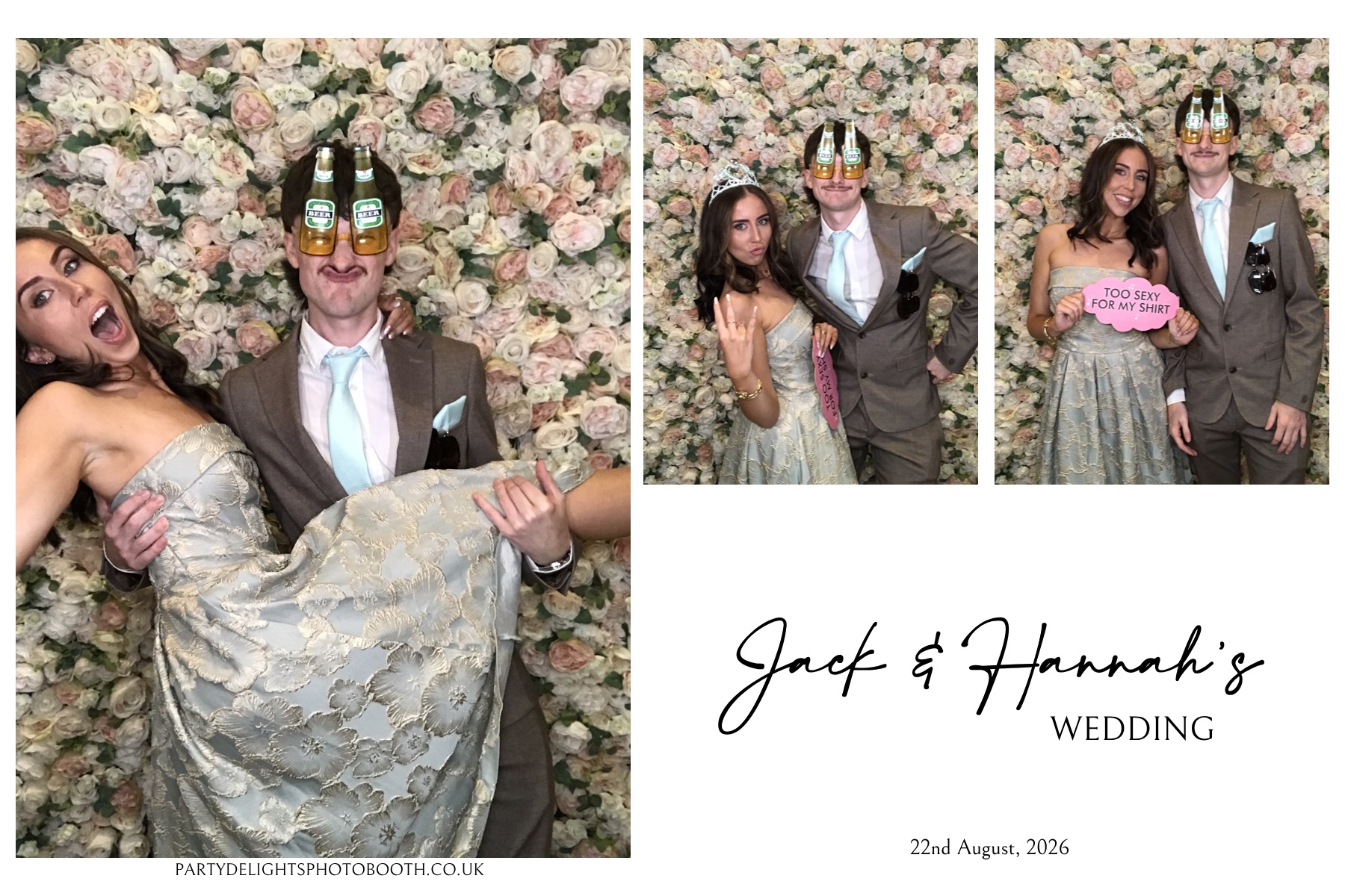 Jack & Hannah’s wedding | View more photos from the event at gallery.partydelightsphotobooth.co.uk/u/PartyDelightsPhotoBooth/Jack-Hannah’s-wedding
