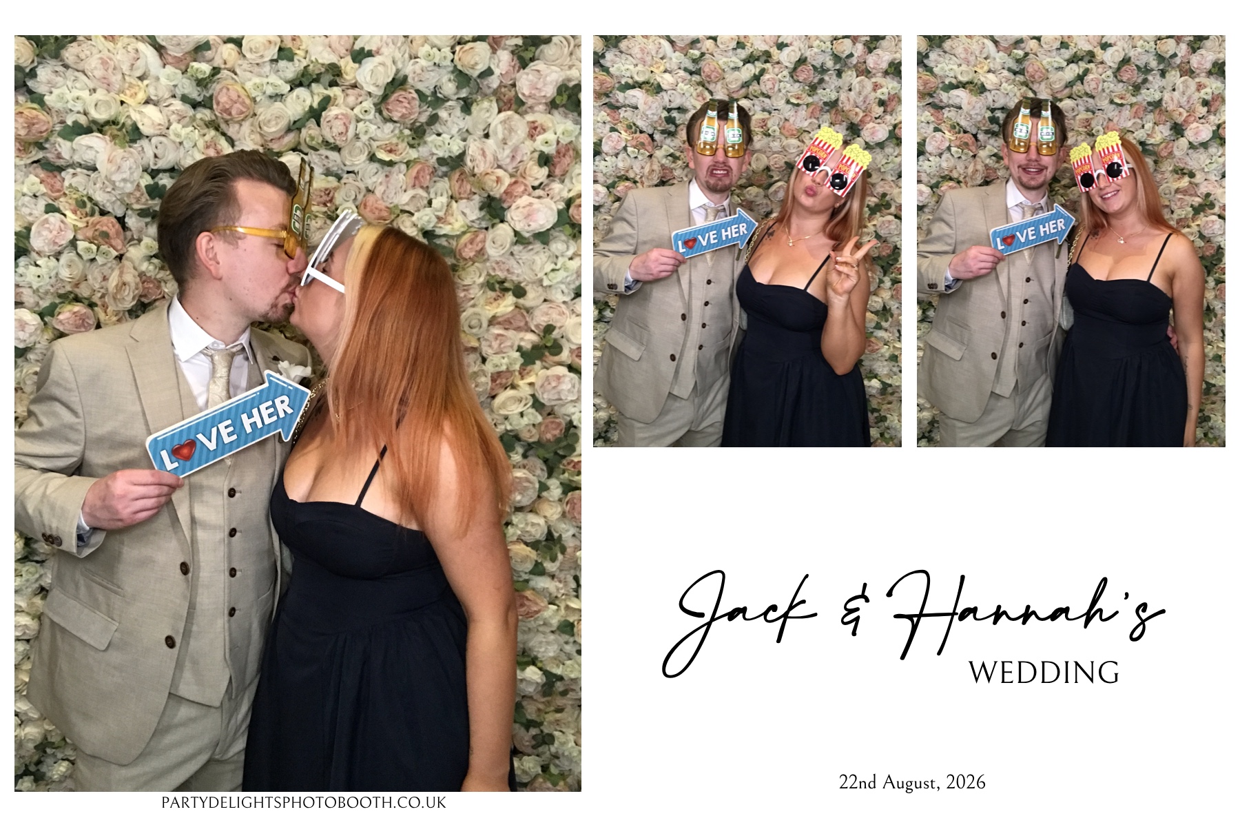 Jack & Hannah’s wedding | View more photos from the event at gallery.partydelightsphotobooth.co.uk/u/PartyDelightsPhotoBooth/Jack-Hannah’s-wedding