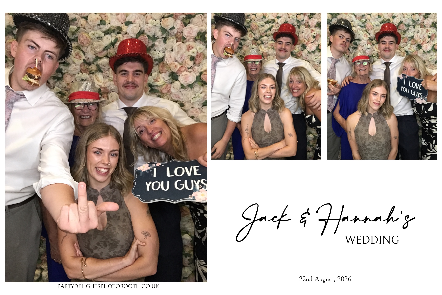 Jack & Hannah’s wedding | View more photos from the event at gallery.partydelightsphotobooth.co.uk/u/PartyDelightsPhotoBooth/Jack-Hannah’s-wedding
