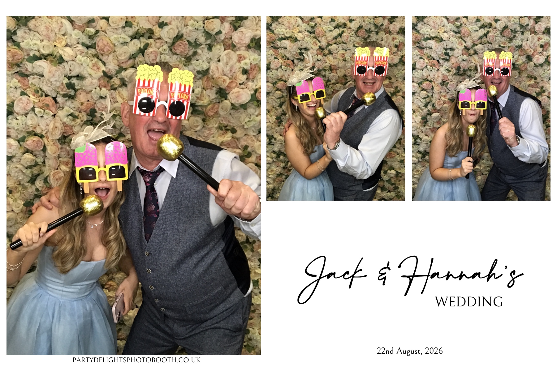 Jack & Hannah’s wedding | View more photos from the event at gallery.partydelightsphotobooth.co.uk/u/PartyDelightsPhotoBooth/Jack-Hannah’s-wedding