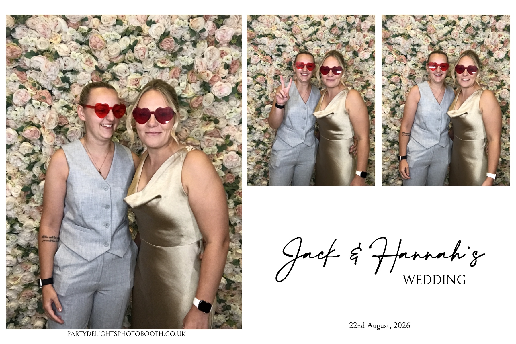 Jack & Hannah’s wedding | View more photos from the event at gallery.partydelightsphotobooth.co.uk/u/PartyDelightsPhotoBooth/Jack-Hannah’s-wedding