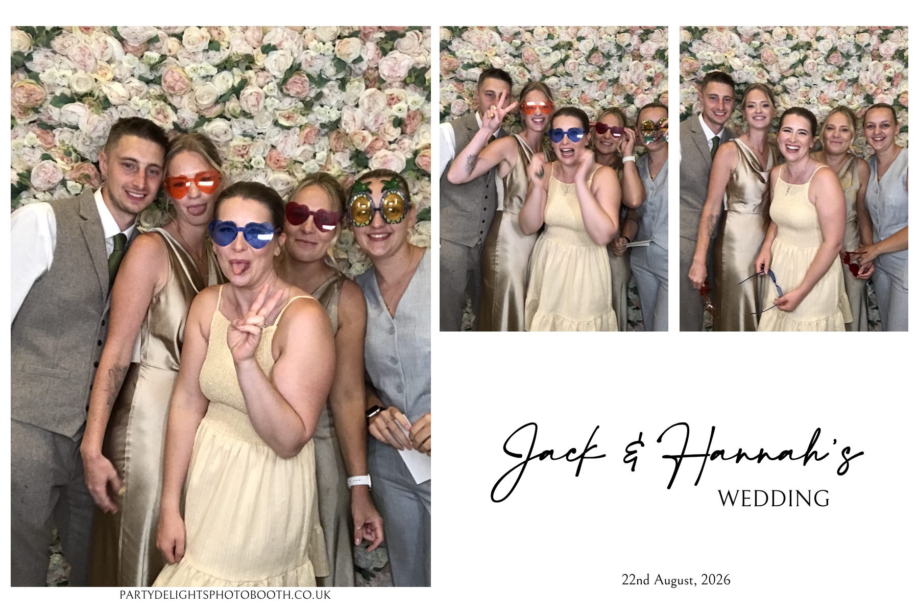 Jack & Hannah’s wedding | View more photos from the event at gallery.partydelightsphotobooth.co.uk/u/PartyDelightsPhotoBooth/Jack-Hannah’s-wedding