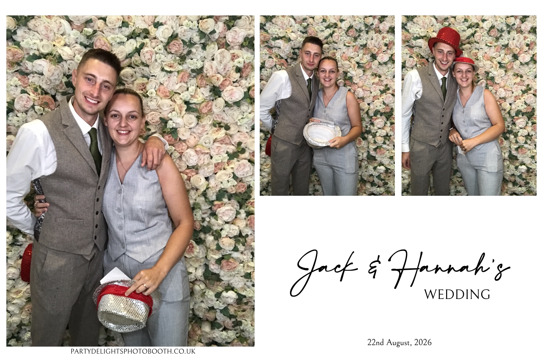 Jack & Hannah’s wedding | View more photos from the event at gallery.partydelightsphotobooth.co.uk/u/PartyDelightsPhotoBooth/Jack-Hannah’s-wedding