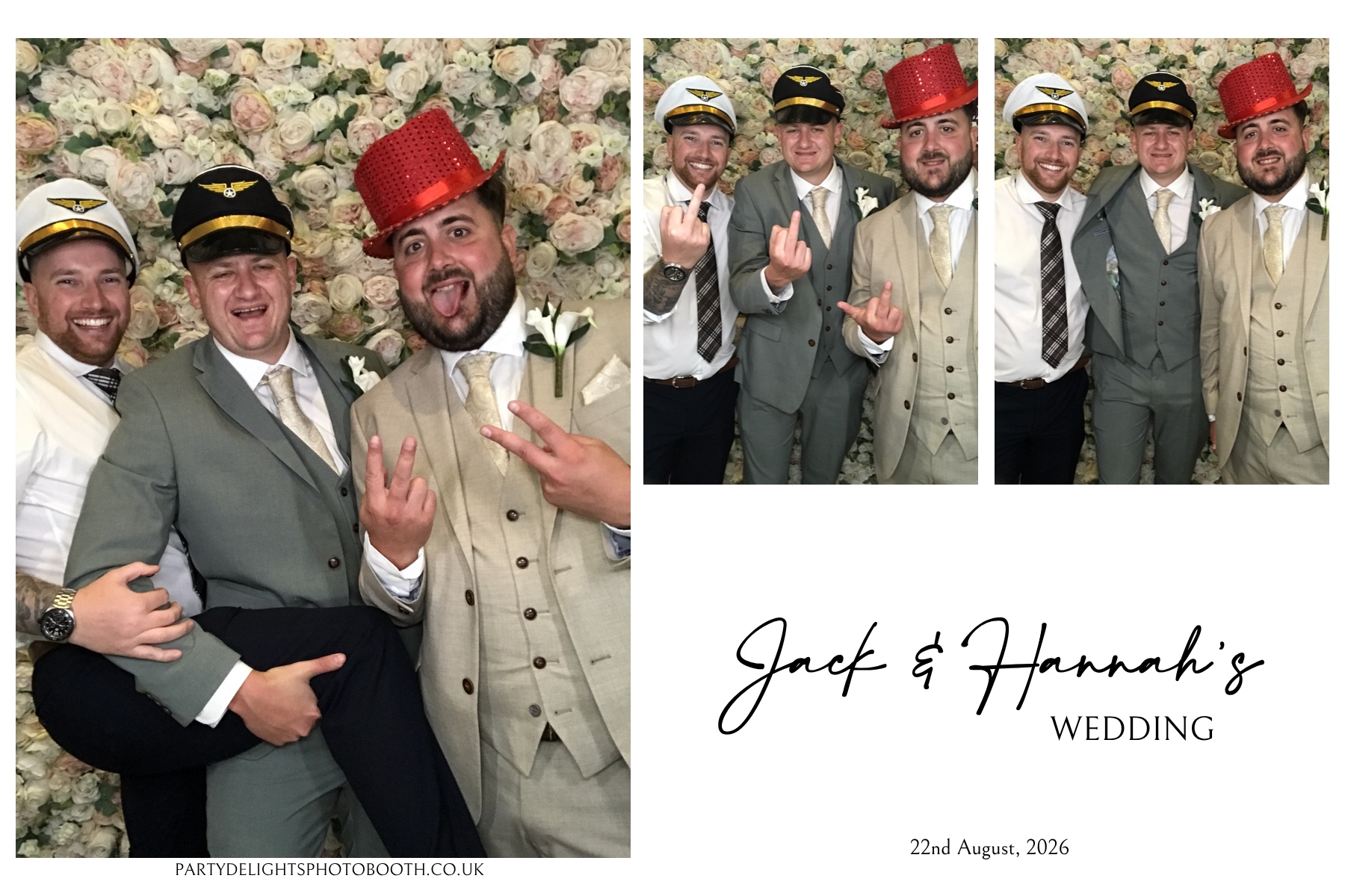 Jack & Hannah’s wedding | View more photos from the event at gallery.partydelightsphotobooth.co.uk/u/PartyDelightsPhotoBooth/Jack-Hannah’s-wedding