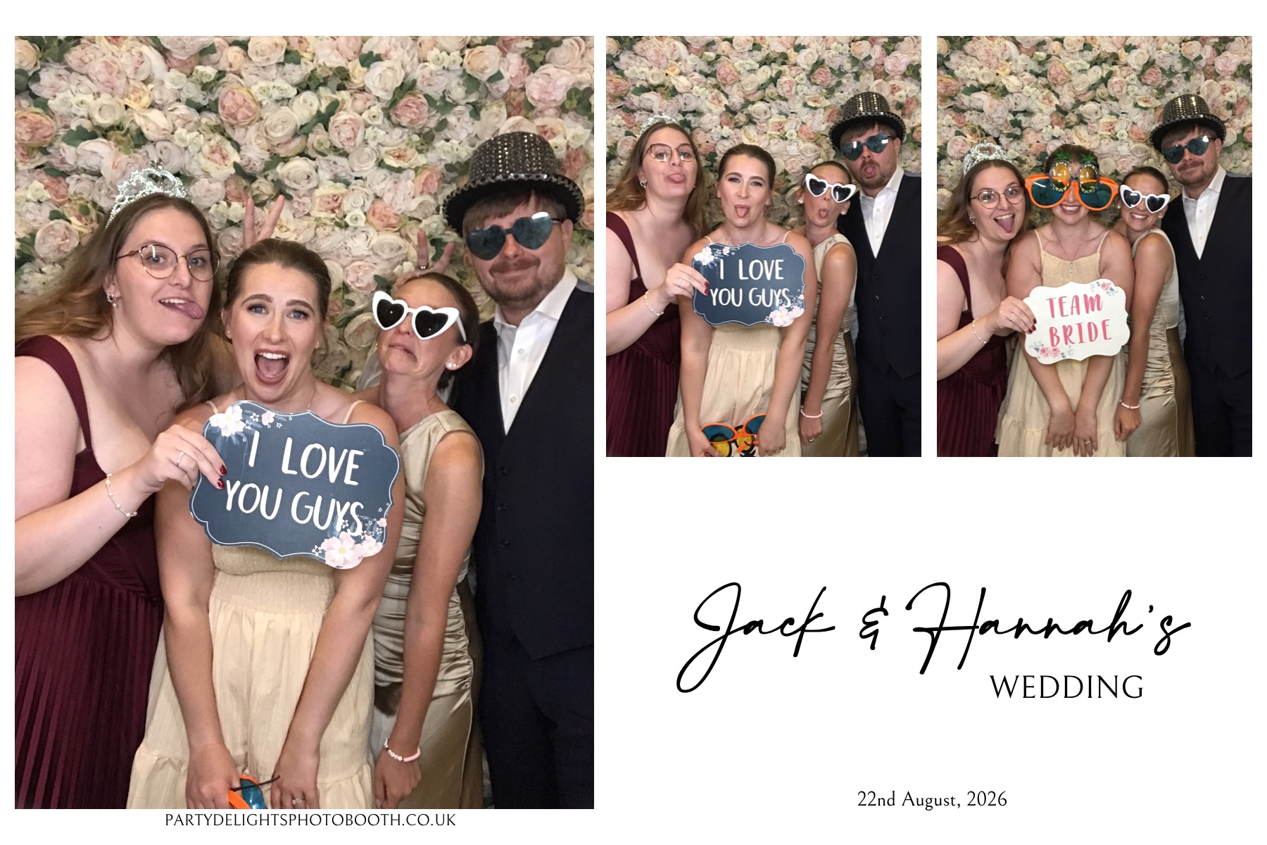 Jack & Hannah’s wedding | View more photos from the event at gallery.partydelightsphotobooth.co.uk/u/PartyDelightsPhotoBooth/Jack-Hannah’s-wedding
