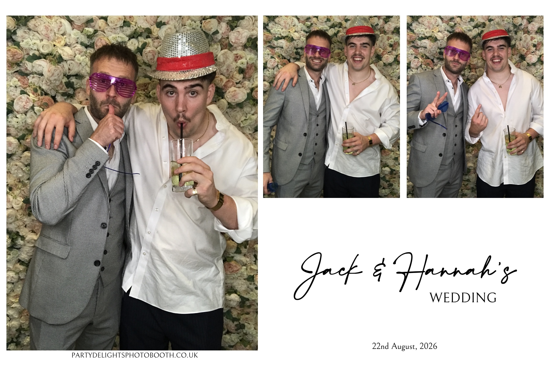 Jack & Hannah’s wedding | View more photos from the event at gallery.partydelightsphotobooth.co.uk/u/PartyDelightsPhotoBooth/Jack-Hannah’s-wedding