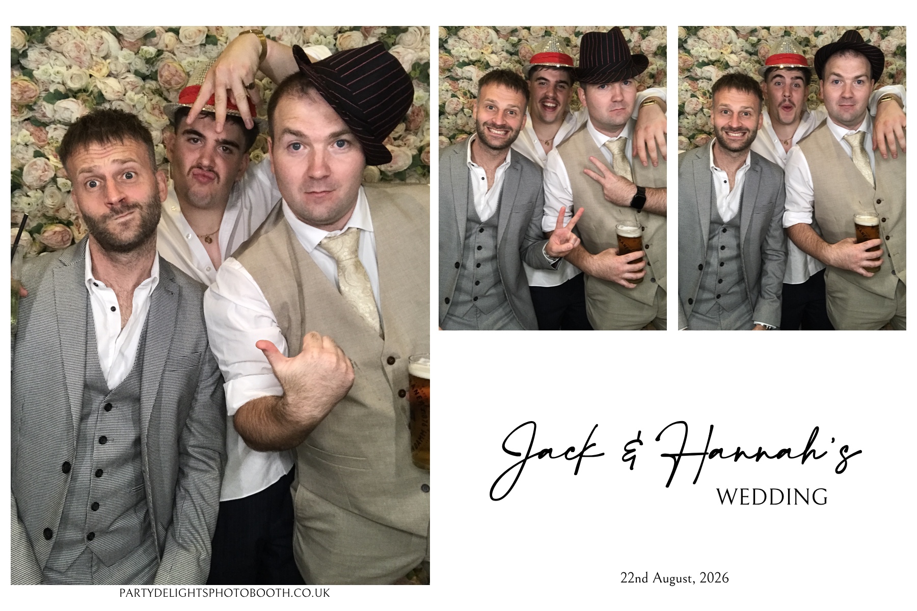 Jack & Hannah’s wedding | View more photos from the event at gallery.partydelightsphotobooth.co.uk/u/PartyDelightsPhotoBooth/Jack-Hannah’s-wedding