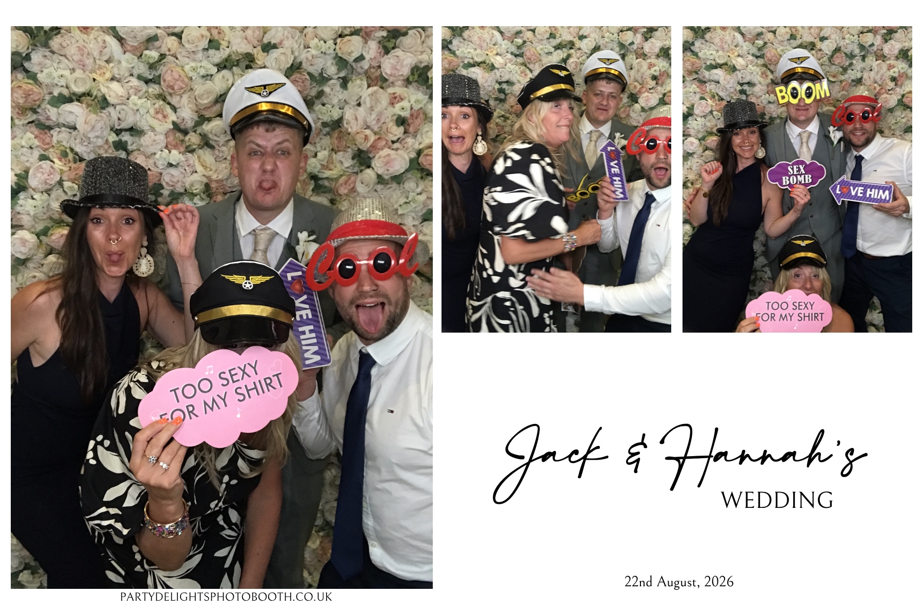 Jack & Hannah’s wedding | View more photos from the event at gallery.partydelightsphotobooth.co.uk/u/PartyDelightsPhotoBooth/Jack-Hannah’s-wedding