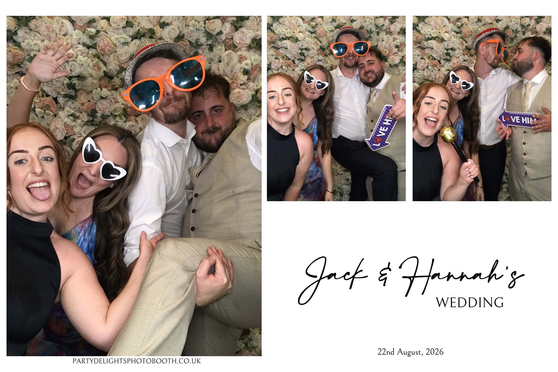 Jack & Hannah’s wedding | View more photos from the event at gallery.partydelightsphotobooth.co.uk/u/PartyDelightsPhotoBooth/Jack-Hannah’s-wedding