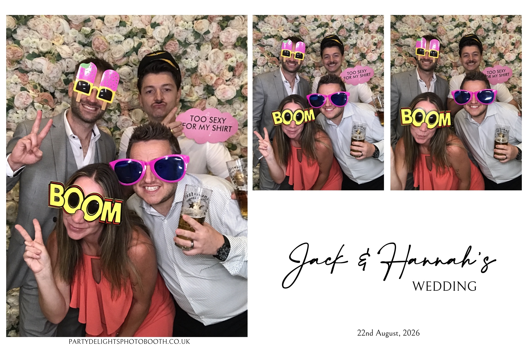 Jack & Hannah’s wedding | View more photos from the event at gallery.partydelightsphotobooth.co.uk/u/PartyDelightsPhotoBooth/Jack-Hannah’s-wedding