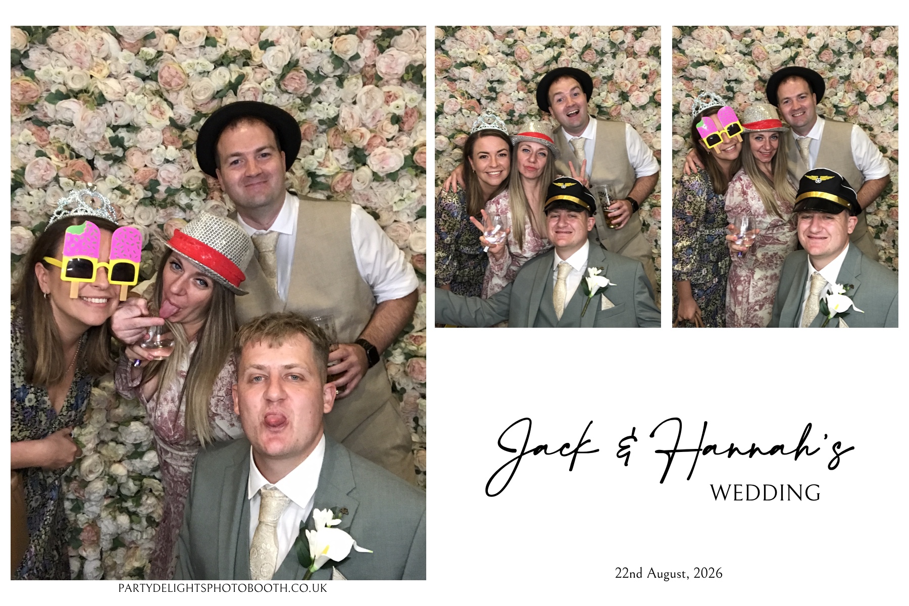 Jack & Hannah’s wedding | View more photos from the event at gallery.partydelightsphotobooth.co.uk/u/PartyDelightsPhotoBooth/Jack-Hannah’s-wedding