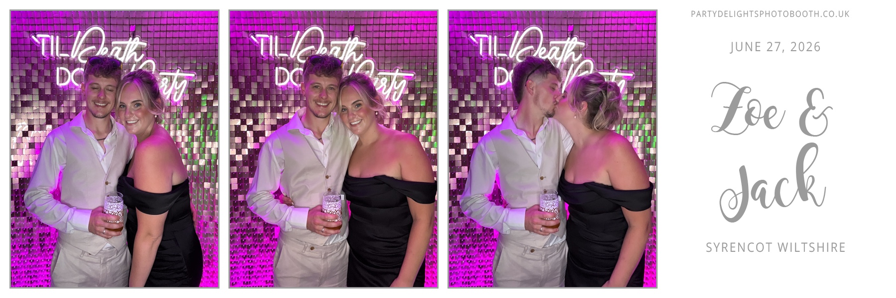 Jack and Zoe’s Wedding | View more photos from the event at gallery.partydelightsphotobooth.co.uk/u/PartyDelightsPhotoBooth/Jack-and-Zoe’s-Wedding
