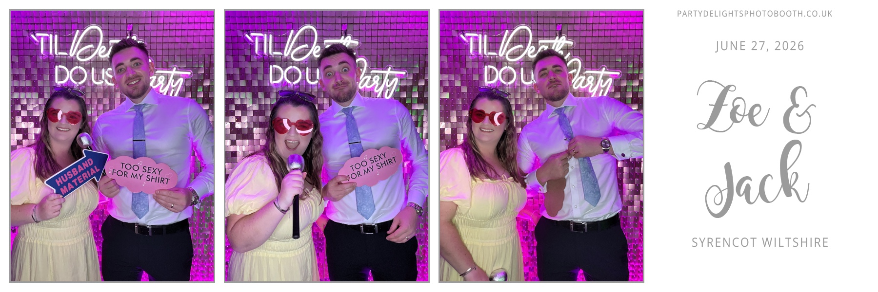 Jack and Zoe’s Wedding | View more photos from the event at gallery.partydelightsphotobooth.co.uk/u/PartyDelightsPhotoBooth/Jack-and-Zoe’s-Wedding