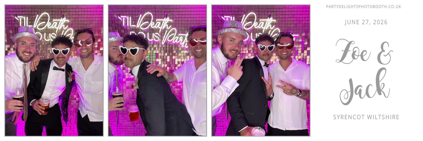 Jack and Zoe’s Wedding | View more photos from the event at gallery.partydelightsphotobooth.co.uk/u/PartyDelightsPhotoBooth/Jack-and-Zoe’s-Wedding