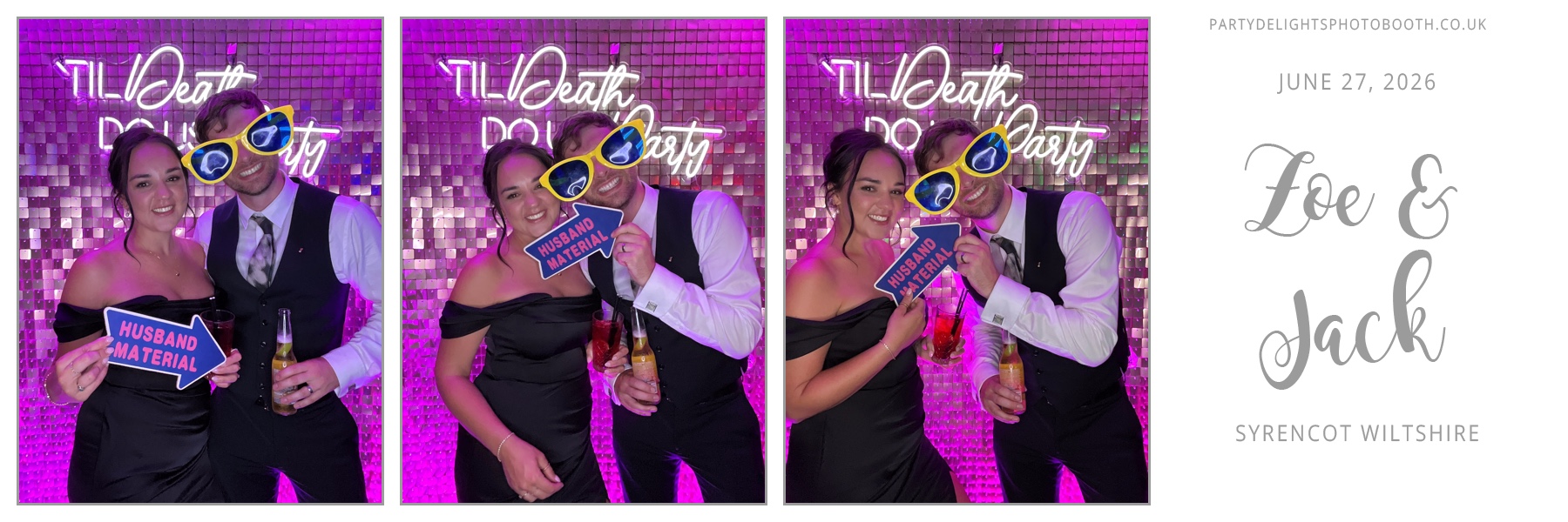 Jack and Zoe’s Wedding | View more photos from the event at gallery.partydelightsphotobooth.co.uk/u/PartyDelightsPhotoBooth/Jack-and-Zoe’s-Wedding