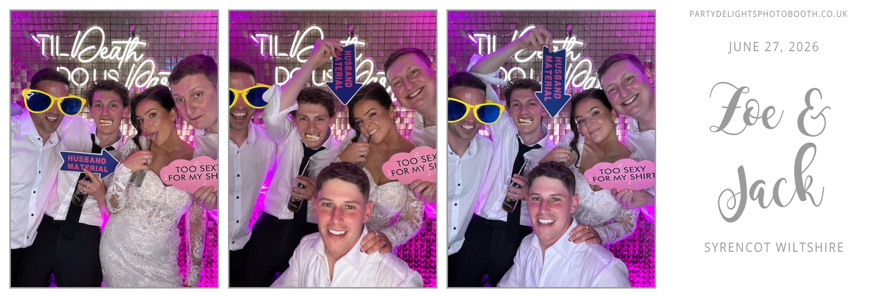Jack and Zoe’s Wedding | View more photos from the event at gallery.partydelightsphotobooth.co.uk/u/PartyDelightsPhotoBooth/Jack-and-Zoe’s-Wedding