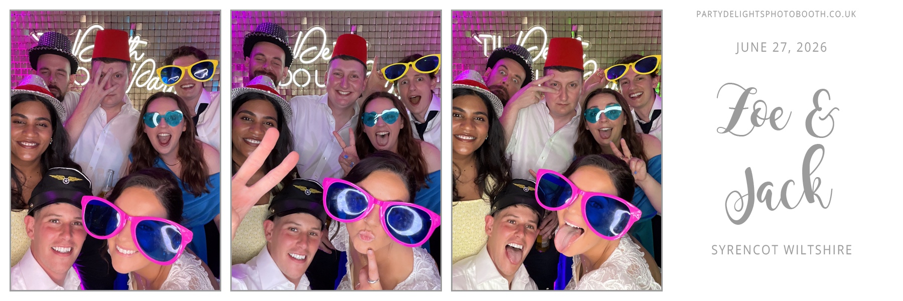 Jack and Zoe’s Wedding | View more photos from the event at gallery.partydelightsphotobooth.co.uk/u/PartyDelightsPhotoBooth/Jack-and-Zoe’s-Wedding