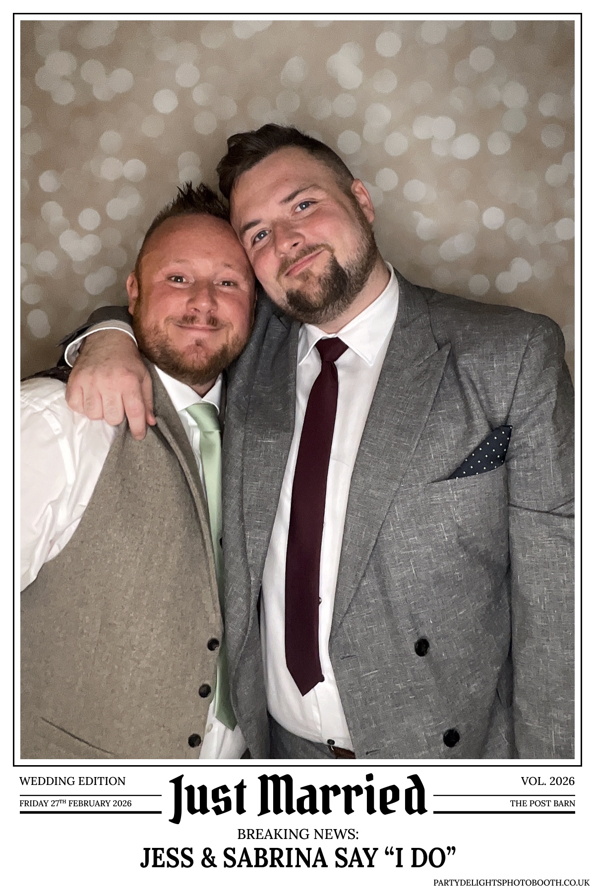 Jess & Sabrina's Wedding | View more photos from the event at gallery.partydelightsphotobooth.co.uk/u/PartyDelightsPhotoBooth/Jess-Sabrinas-Wedding