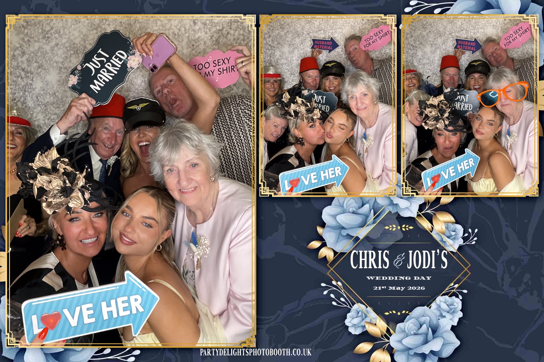 Jodi & Chris wedding | View more photos from the event at gallery.partydelightsphotobooth.co.uk/u/PartyDelightsPhotoBooth/Jodi-Chris-wedding