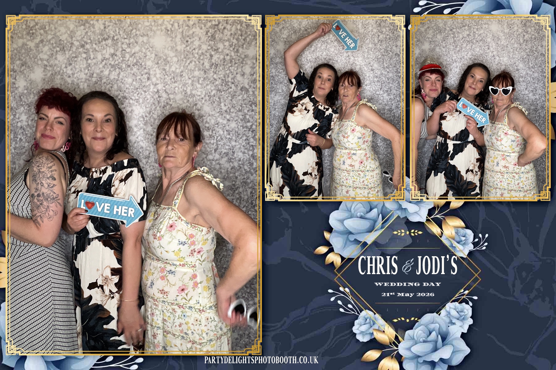 Jodi & Chris wedding | View more photos from the event at gallery.partydelightsphotobooth.co.uk/u/PartyDelightsPhotoBooth/Jodi-Chris-wedding