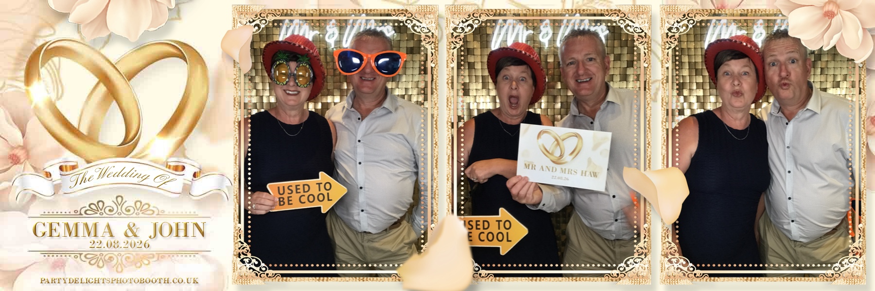 John and Gemma's Wedding | View more photos from the event at gallery.partydelightsphotobooth.co.uk/u/PartyDelightsPhotoBooth/John-and-Gemmas-Wedding