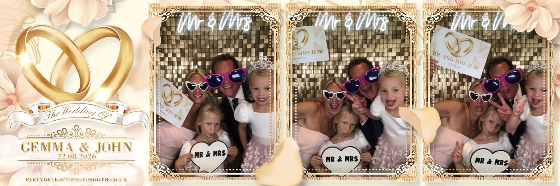 John and Gemma's Wedding | View more photos from the event at gallery.partydelightsphotobooth.co.uk/u/PartyDelightsPhotoBooth/John-and-Gemmas-Wedding